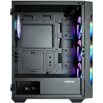 Zalman I3 NEO TG Black, 4x RGB вентилятор, 3x2,5'', 2x3,5'', ATX, 2xUSB 3.0, 1xUSB 2.0, Закаленное стекло (I3 NEO TG Black)