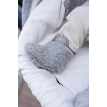Lodger Slipper Folklore Fleece тапочки SL 629_12-18, 12-18м, 100% полиэстер, серый, Velcro, нескользящая подошва (SL 629_12-18)