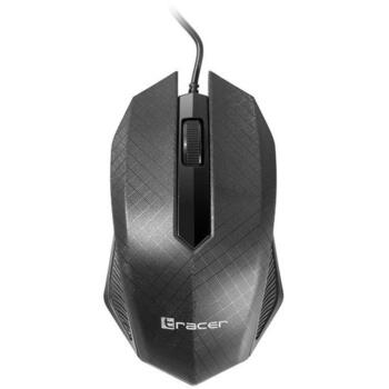 Tracer Мышь Click USB TRAMYS44875, 1000 dpi, 3 кнопки, 1.4 м кабель, оптическая, проводная, черная (TRAMYS44875)