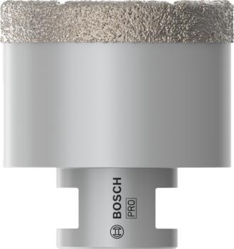 Dimanta Caurumzāģis 57mm DrySpeed Best for Ceramic, Mazām leņķa slīpmašīnām PRO CERAMIC DRY KROŅURBIS, 2608587127, BOSCH (2608587127)