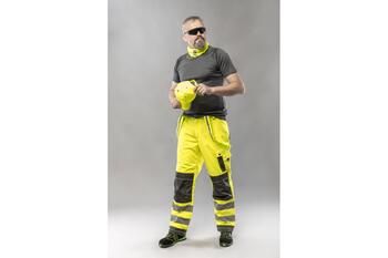 Hogert HT5K364-XL, augstas redzamības bikses, XL (54), 80% poliesters, 20% kokvilna, 270 g/m², EN ISO 20471 1. klase, CAT.II (HT5K364-XL)