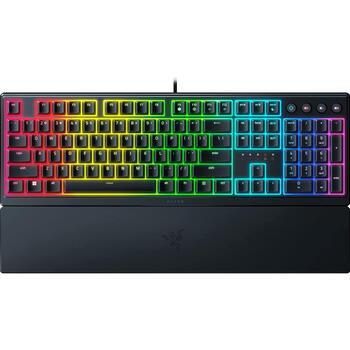 Razer spēļu klaviatūra Ornata V3 RZ03-04460600-R3N1, USB, NORD, Mecha-Membrane, RGB LED, melna, ergonomiska, programmējama (RZ03-04460600-R3N1)