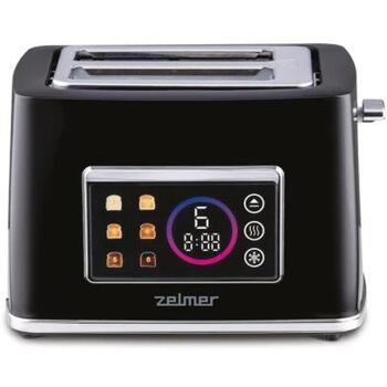 Zelmer Tosteris ZTS8065 71307088P, 930 W, 2 maizītes, skārienpanelis, atkausēšana, izņemama drupaču paplāte, sildīšana (71307088P)
