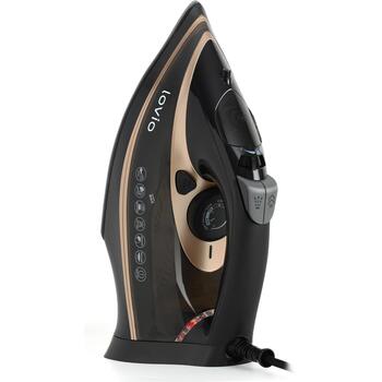 Lovio Gludeklis LVSA001, 2400W, 1.4kg, keramika, 380ml, 1.9m, tvaika funkcija, vertikāls tvaiks, smidzinātājs (LVSA001)
