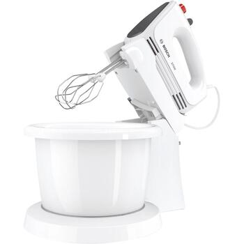 Bosch Миксер CleverMixx MFQ2600G, 375 Вт, 4 скорости, Турбо режим, Белый (MFQ2600G)