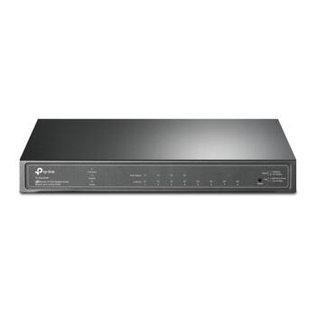 TP-LINK JetStream TL-SG2008P коммутатор, 8x Gigabit, 4x PoE+, 62W, L2+, Omada (TL-SG2008P)