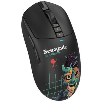 A4Tech Игровая мышь A4TMYS47746, 8 кнопок, 1.8м, 300 мАч, USB-C, 1000 Гц, 50-20000 CPI, RF 2.4 ГГц, черная (A4TMYS47746)