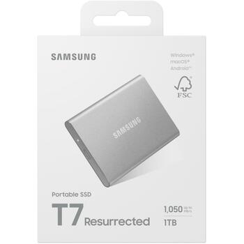 Samsung Внешний SSD MU-PD1T0G/WW, 1 ТБ, USB Type-C, 3.2 Gen 2, Скорость чтения 1050 МБ/с, Скорость записи 1000 МБ/с (MU-PD1T0G/WW)