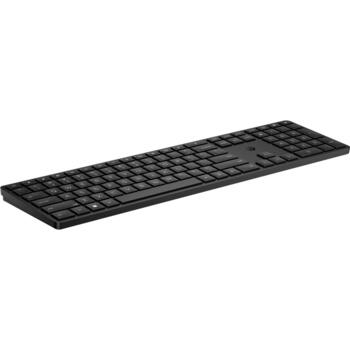 HP Беспроводная клавиатура 4R184AA, 10м, USB, RF, AAA, QWERTY, мембранные клавиши, цифровая клавиатура, мультимедийные клавиши (4R184AA)