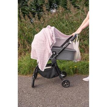 Lodger Swaddle Tribe муслиновая пеленка SWT 107, 120x120 см, 100% хлопок, 40°C, розовый, для девочек (SWT 107)