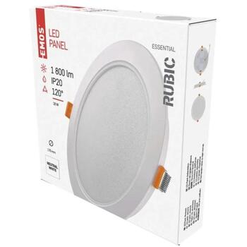 Emos LED светильник RUBIC ZD1442, 18W, 1800lm, 220-240V, 50/60Hz, IP20, 25 000ч, 120°, нейтральный белый (ZD1442)