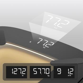 Homedics SCL-BBC200-BK3R GLO Body Analyser Bath Scale (SCL-BBC200-BK3R)