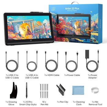 GRAPHIC TABLET 476.06X267.79MM/ARTIST 22 PLUS XPPEN (MD220FH EU)
