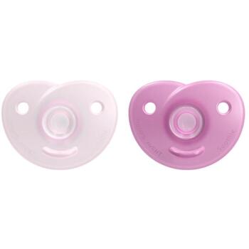 Philips Avent Soothie silikona māneklītis ar silikona vairogu, 0-6M, 2 gab. (SCF099/27)