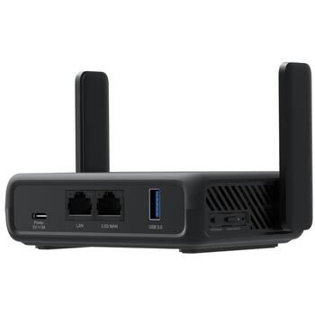 Mercusys дорожный маршрутизатор MR84X-Travel, 574/2402 Мбит/с, 10/100/1000 Мбит/с, 1x RJ-45, 1x USB (MR84X-Travel)