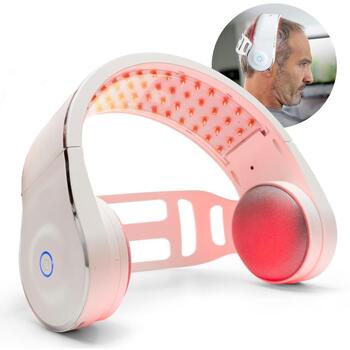 Rio Lāzera matu augšanas josta LAHB-SLEEVE-EU/1,0, 60 lāzera diodes, 650 nm, 5 W, regulējama josta, USB uzlādējama (LAHB-SLEEVE-EU/1,0)