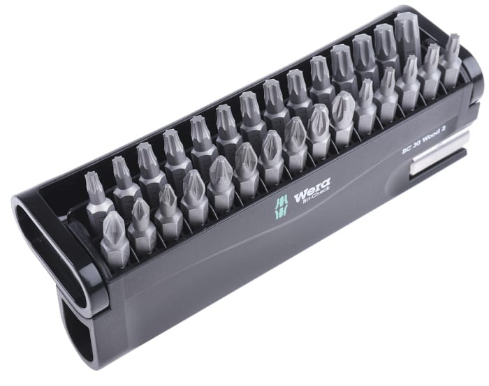 Uzgaļu komplekts 30 Wood 2 (30gab.) 05057432001 WERA (05057432001)
