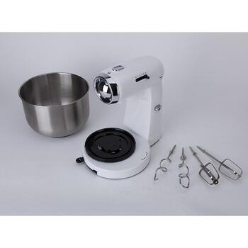 Jata Mikseris MZ670, 350 W, 3.5 l, 5 ātrumi, 4 uzgaļi, neslīdošas kājas, rotācijas pamatne (MZ670)