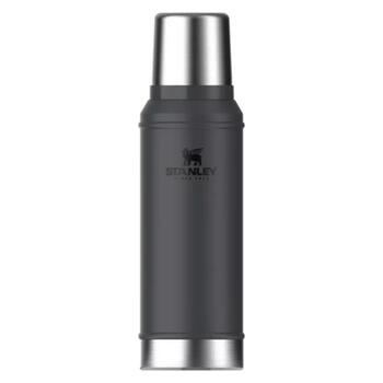 Stanley® Термос The Legendary Classic Bottle 2.0, 0,94л, черный, нержавеющая сталь, 24ч горячий, 26ч холодный, 5д со льдом (2811346092)