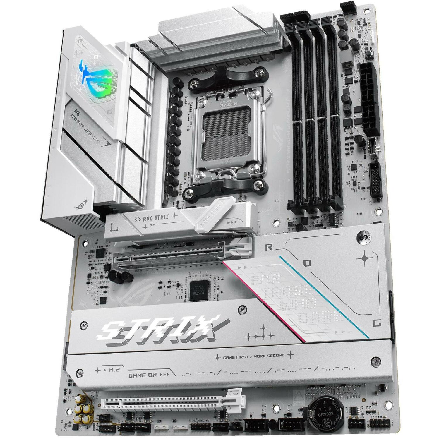 Asus Материнская плата ROG STRIX B850-A GAMING WIFI, AMD, Socket AM5, DDR5, 192 ГБ, 4 DIMM, 2.5 Гбит Ethernet, Wi-Fi 7, 6 SATA III (ROG STRIX B850-A GAMING WIFI)