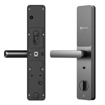 Ezviz CS-DL05 умный дверной замок, 7 способов открытия, Wi-Fi 2.4GHz, Bluetooth, IP65, 50 отпечатков, 50 карт, 50 PIN, USB-C (CS-DL05)