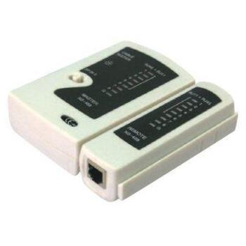 Logilink тестер кабеля WZ0010, RJ11, RJ12, RJ45, UTP, STP, светодиодный индикатор, выносной блок, батарея 9V (WZ0010)