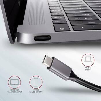 Axagon док-станция HMC-5 USB 3.2, 2x USB-A, 1x USB-C, 1x HDMI, 5Gb/s, 100W PD, 110 x 35 x 12.5 mm (HMC-5)