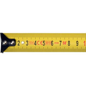 Yato Mērlente YT-71156, 10 m, 25 mm, tērauds, neilona pārklājums, ABS korpuss, 2 fiksatori, II precizitātes klase (YT-71156)