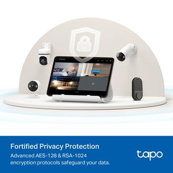 TP-LINK Tapo H500 viedās mājas centrs, 16GB eMMC, līdz 16TB HDD/SSD, 16 kamerām, 64 sensoriem, Wi-Fi, Ethernet, HDMI (TAPO H500)