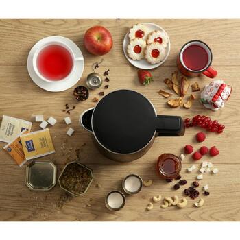 Gorenje Чайник K15DWBK, 2200 W, 1.5 L, нержавеющая сталь, 360° вращающаяся база, черный (K15DWBK)