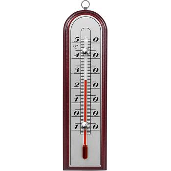 Bioterm 010701 Комнатный термометр, от -10 до +50°C, 16см, деревянный, серебряная шкала, подвесной (010701)