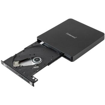 Intenso DVD RW 5401400, USB 3.2 Gen 1, 24x CD, 8x DVD+R, 8x DVD-R, 5x DVD-RW, черный, фронтальная загрузка, 1 шт (5401400)