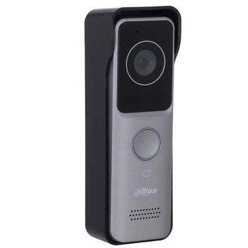 Dahua VTO2311R-W IP video interkoms Wi-Fi & PoE video durvju panelis 2 MP HD kamera divvirzienu audio IC karšu atbloķēšana IP65 110° skata leņķis H.264/H.265 Wi-Fi PoE Gaiši pelēks (VTO2311R-WP)