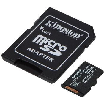 Kingston microSDHC UHS-I карта памяти SDCIT2/32GB, 32 ГБ, 100 МБ/с, A1, V30, U3, 30K P/E, ECC двигатель (SDCIT2/32GB)