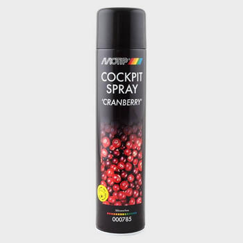 Salona tīrīšanas līdzeklis COCKPIT SPRAY dzērveņu aromāts 600 ml 000785 MOTIP (000785)