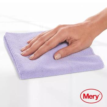 Mery Mikrošķiedru lupatiņas 050954, 2gb, 38x36cm, 80% poliesters, 20% poliamīds, superabsorbējošas (050954)