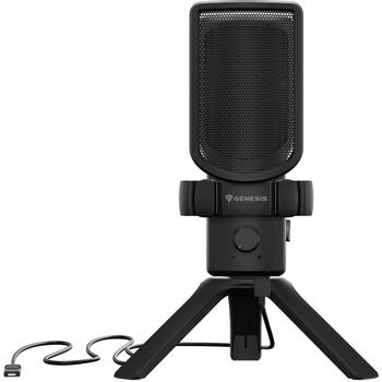 Genesis Radium 250 NGM-2352, USB-C, kondensatora mikrofons, kardioīds, -40 dB, 50-16k Hz, RGB, trokšņu samazināšana (NGM-2352)