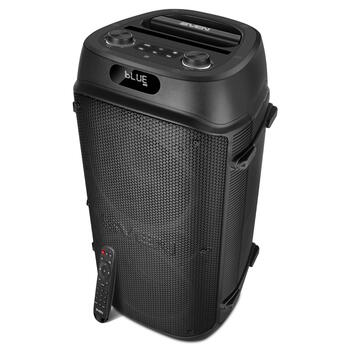 Портативная Bluetooth колонка PS-850 100 W RMS TWS FM USB microSD LED дисплей 8000 mAh Чёрный SV-022679 SVEN (SV-022679)