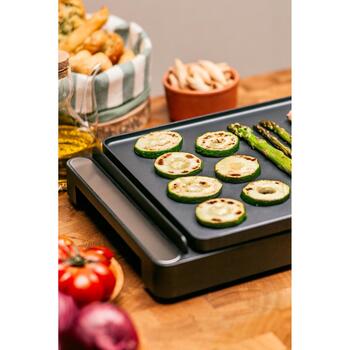 Jata Электрический гриль JEGR1246, 2000 W, 35,6 x 25,4 см, без PFOA, съемный термостат, противоскользящие ножки (JEGR1246)