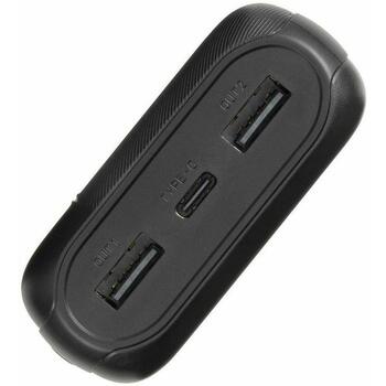 Rivacase Power Bank VA2071 BLACK, 20000 мАч, 10W, 2xUSB Type-A, 1xUSB Type-C, светодиодный индикатор, автоматическое отключение (VA2071 BLACK)