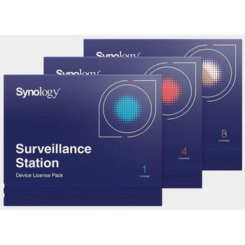Synology Лицензия на устройство МОДЕЛЬ DEVICE LICENSE (X 8), 8 камер, поддерживает камеры наблюдения (DEVICE LICENSE (X 8))