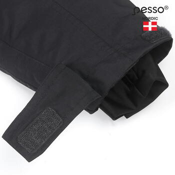 Pesso Helsinki HELSINKI_J-2XL, зимняя куртка, 2XL, черный, 5000мм, 3000г/м²24ч, ветрозащита, съемный капюшон (HELSINKI_J-2XL)