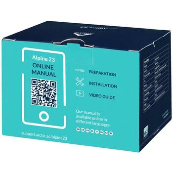 Arctic CPU кулер Alpine 23 ACALP00035A, 12V, 1 вентилятор, 0.3 соне, FDB, 100-2000 RPM (ACALP00035A)