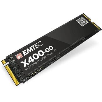 Emtec SSD M2 NVMe 2280 PCIe 4.0 ECSSD1TX400, 1TB, 5500MB/s, 3600MB/s, M.2 2280, ECC, TRIM, S.M.A.R.T (ECSSD1TX400)
