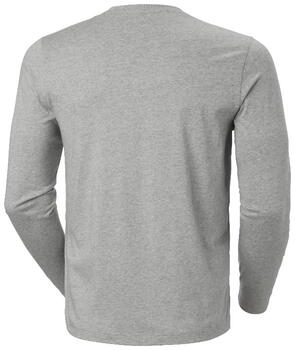 Helly Hansen рабочая рубашка HHWW Classic 79169_930-XL, XL, серая, 100% хлопок, 150 g/m², длинные рукава, воротник в рубчик (79169_930-XL)