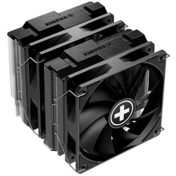 Xilence CPU Dzesētājs M806D.B XC091, 260W TDP, 2x120mm ventilatori, 6 siltuma caurules, melns (XC091)