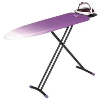 Jata Gludināmais dēlis TP500, 116 x 35 mm, 90 cm, kokvilna, violeta, augstuma regulēšana, neslīdoša pamatne, gludekļa turētājs (TP500)