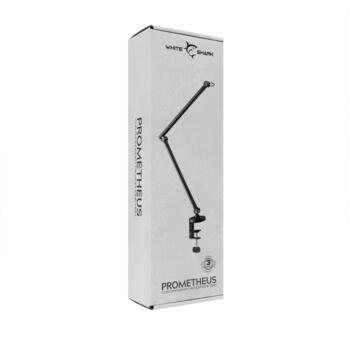 White Shark PROMETHEUS GMS-001, микрофонная стойка, 1кг, 0-812мм, 3/8''-5/8'', зажим, сталь/пластик/алюминий (PROMETHEUS)