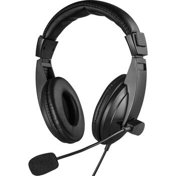 Sandberg Austiņas 325-28, 270g, Melna, 2.5m, 32Ω, 20Hz-20KHz, Iebūvēts mikrofons, Iebūvēta atbildes poga (325-28)