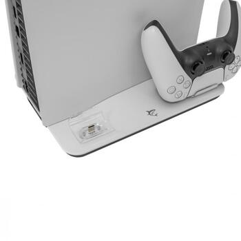 White Shark Игровая консоль подставка GUARD, USB Type C, 2xUSB 600mA, 3 LED вентилятора, кнопка питания (GUARD)
